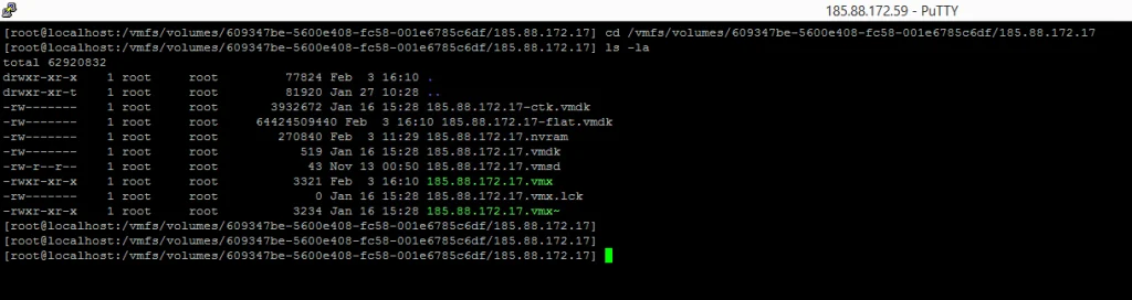 پیشگیری از هک esxi